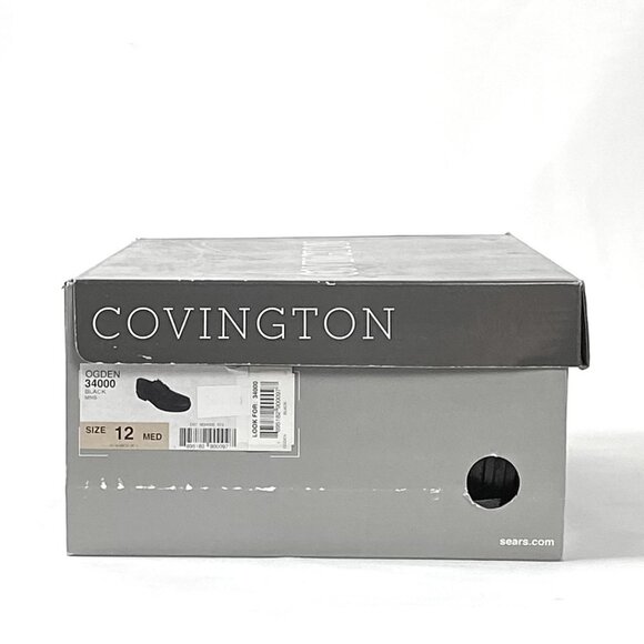 New Covington Men\'s Ogden Black Oxford Dress Shoe, 12 main image 5